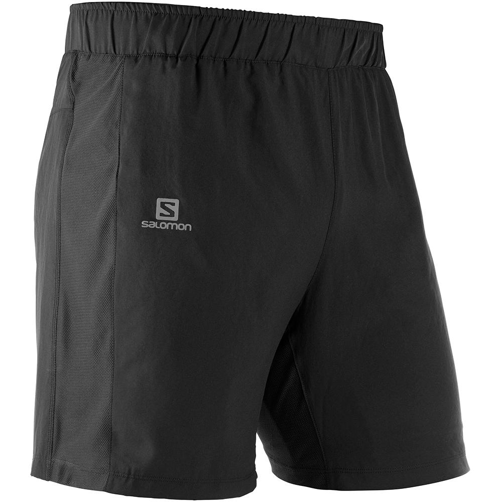 Salomon Israel AGILE 2 IN 1 M - Mens Shorts - Black (VKQI-04967)